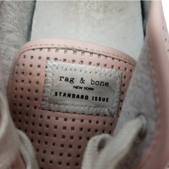 Rag & Bone Standard Issue Lace Up Low Cut Perforated Sneaker Size 38EU 7.5 US - Picture 9 of 15